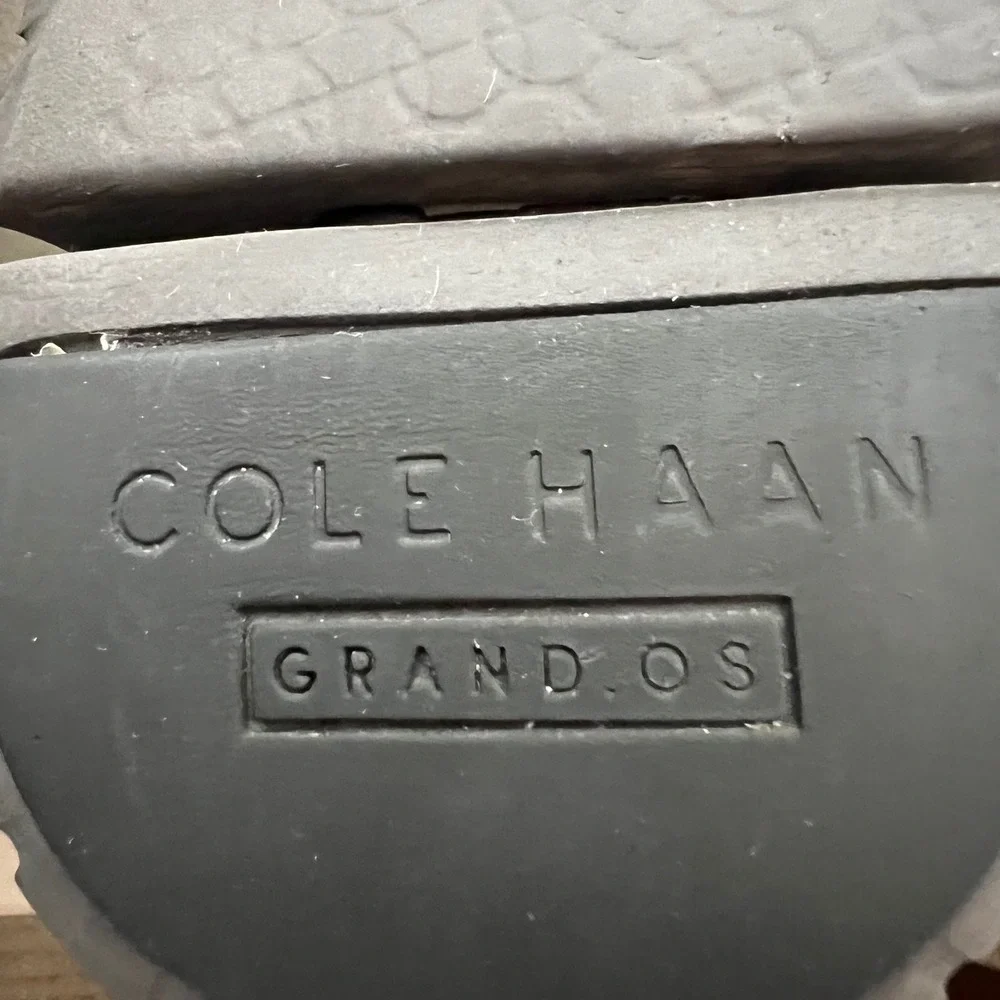 Cole‎ Haan Zerogrand Mens 9.5 M Black Leather Waterproof Chukka Boots C36288